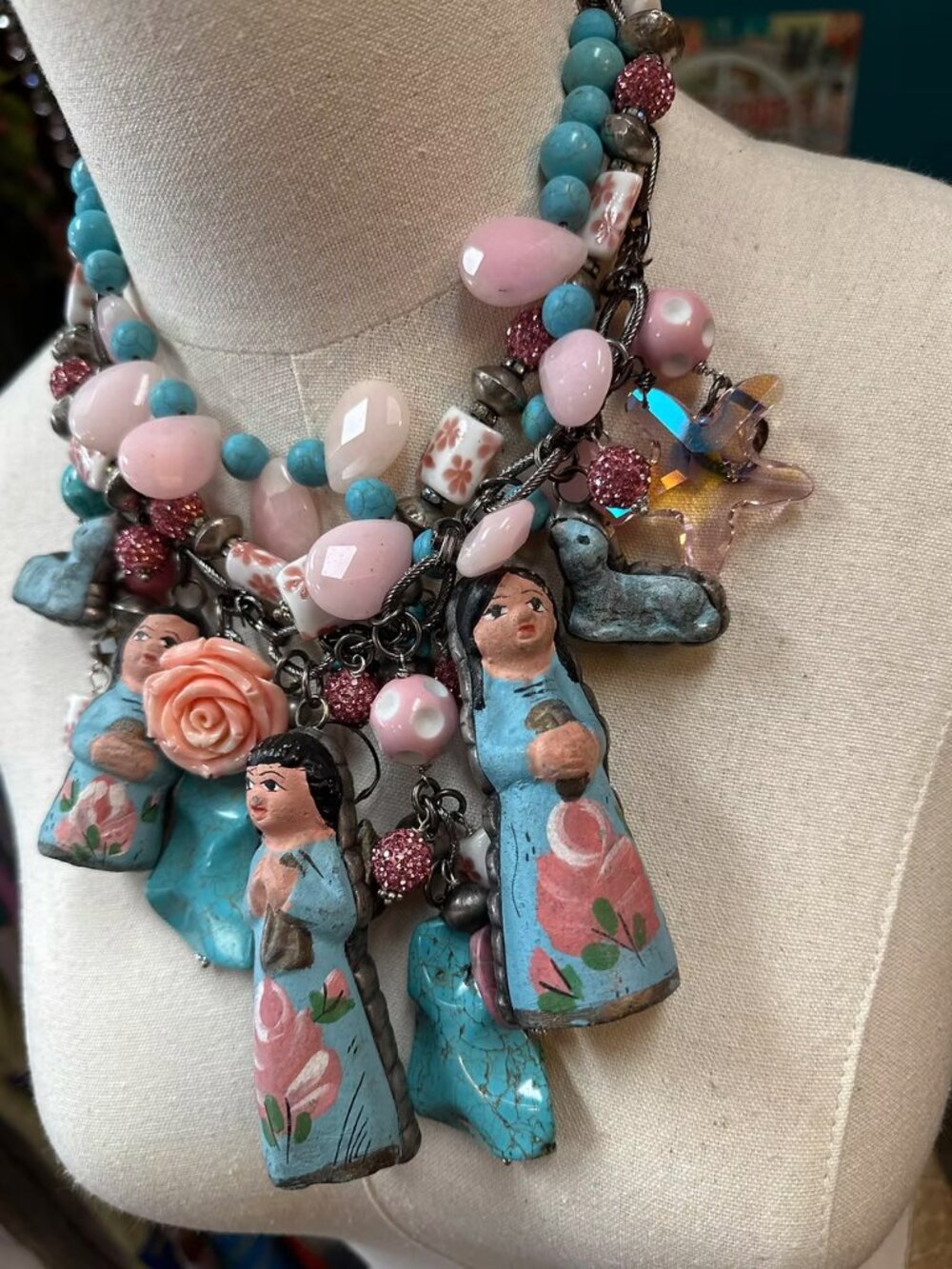 Art by Amy Labbe - Nativity Love Necklace - Picture 4 of 5